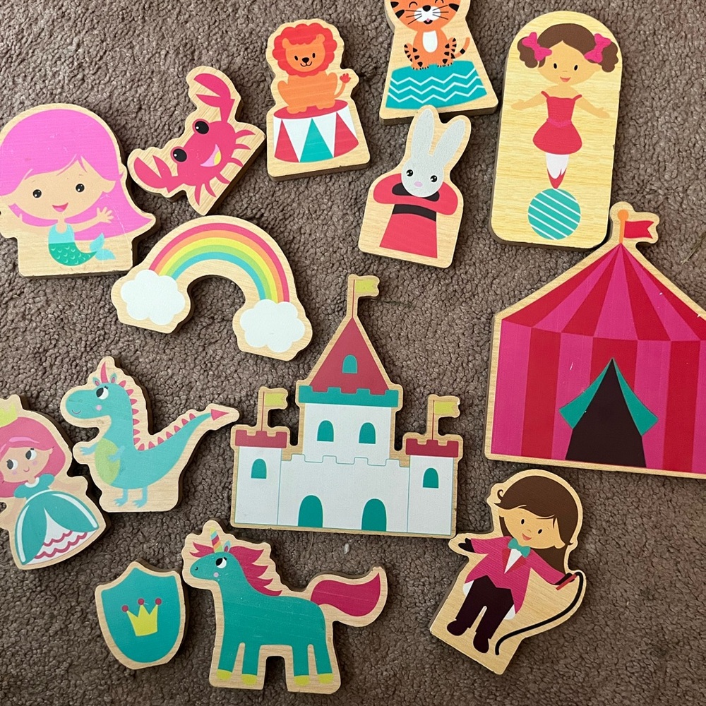 Colorful Wooden Kids Toy Set